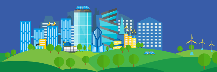 Illustration of Sustainable City